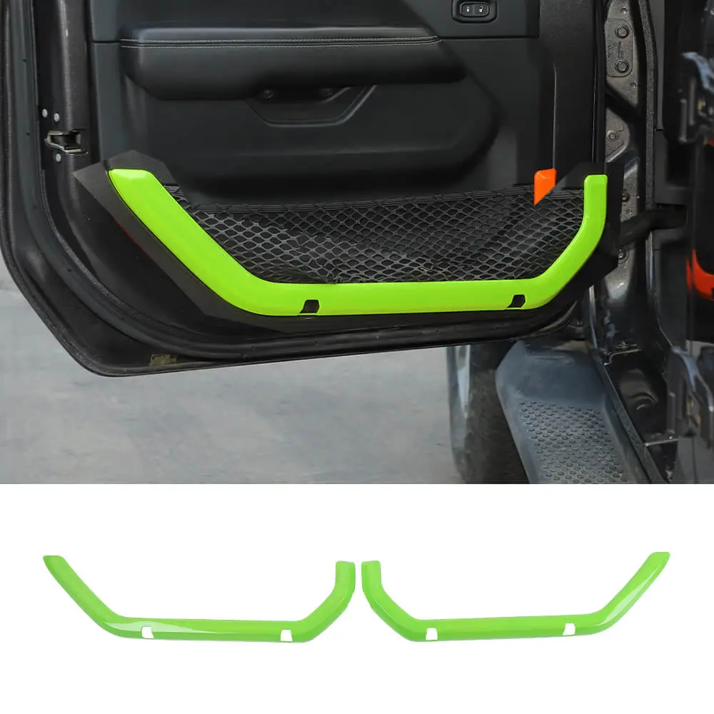 For 2018+ Jeep Wrangler JL Gladiator JT 2-Door Door Net Pocket Decor Cover Trim - Image 14