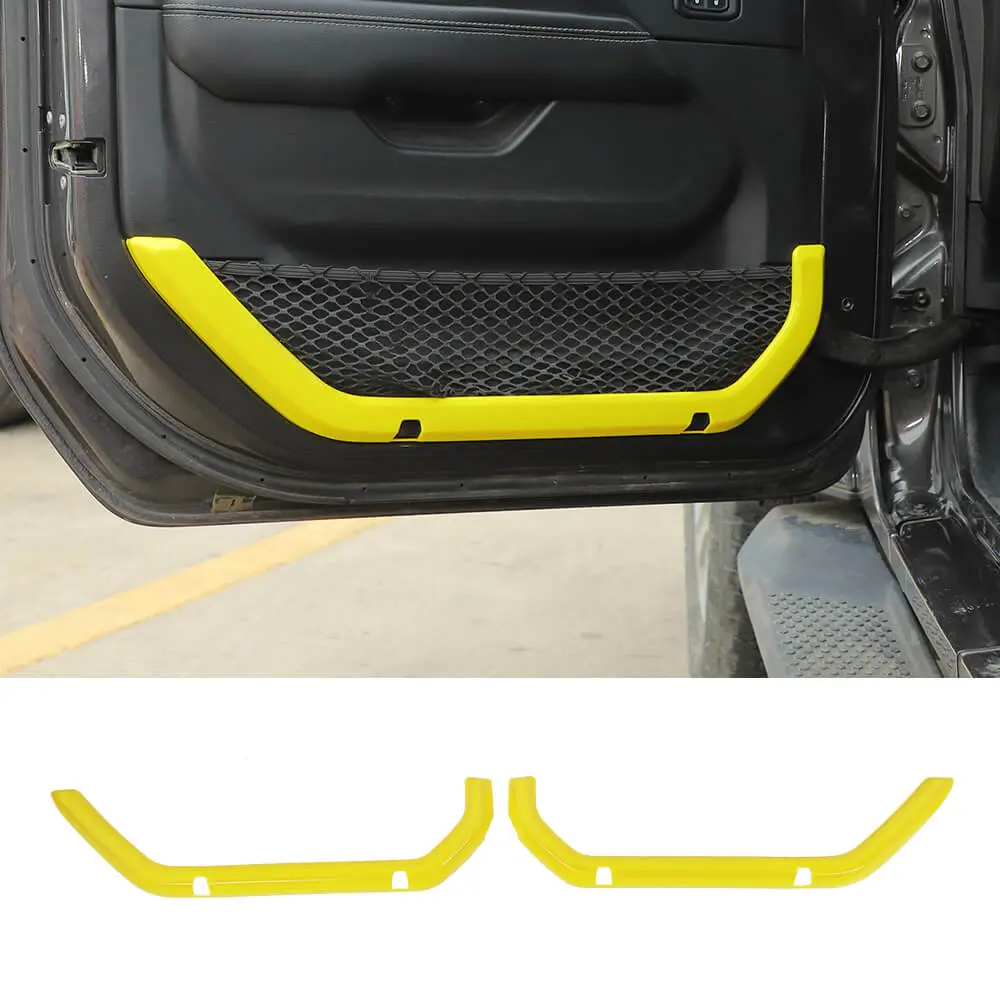 For 2018+ Jeep Wrangler JL Gladiator JT 2-Door Door Net Pocket Decor Cover Trim - Image 15