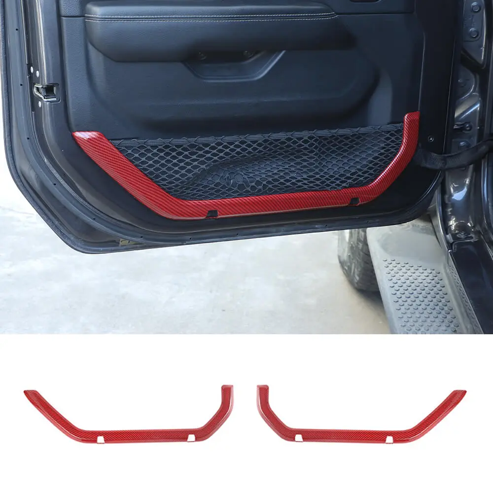 For 2018+ Jeep Wrangler JL Gladiator JT 2-Door Door Net Pocket Decor Cover Trim - Image 18