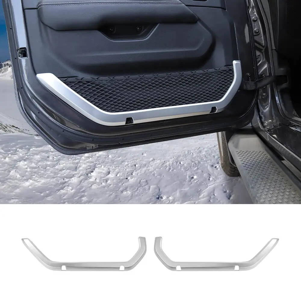 For 2018+ Jeep Wrangler JL Gladiator JT 2-Door Door Net Pocket Decor Cover Trim - Image 9