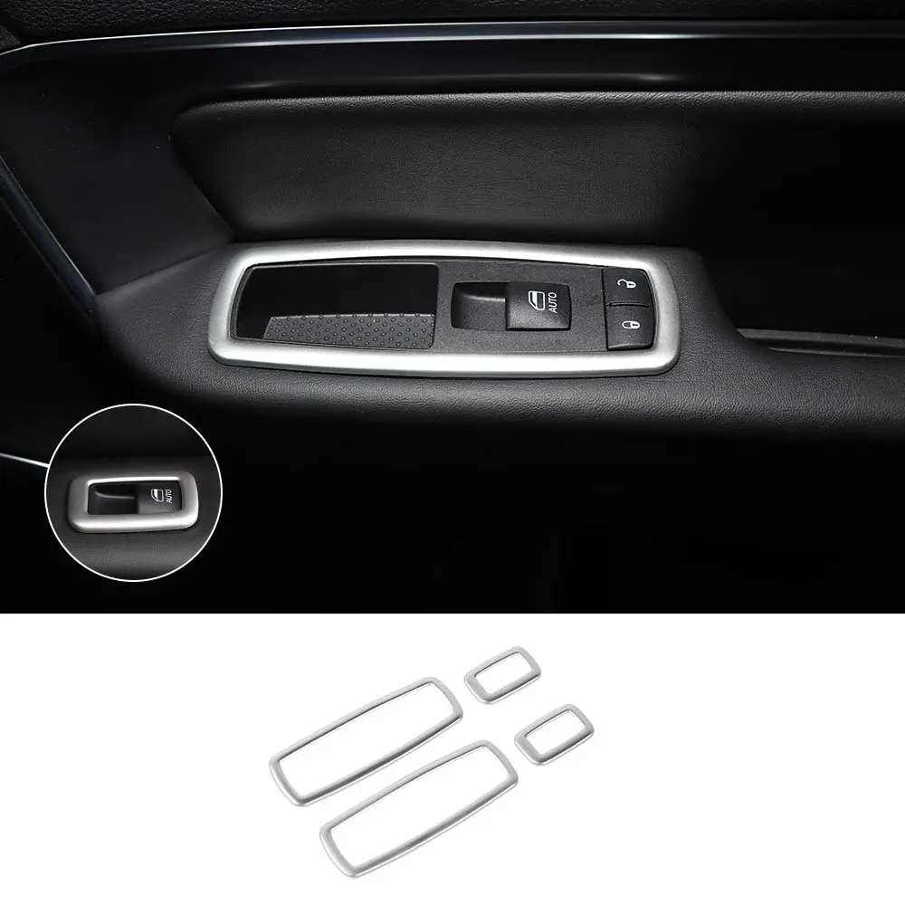 For Jeep 2011-2021 Grand Cherokee WK2/ 2014+ Cherokee  Interior Door Window Switch Cover Trim - Image 11