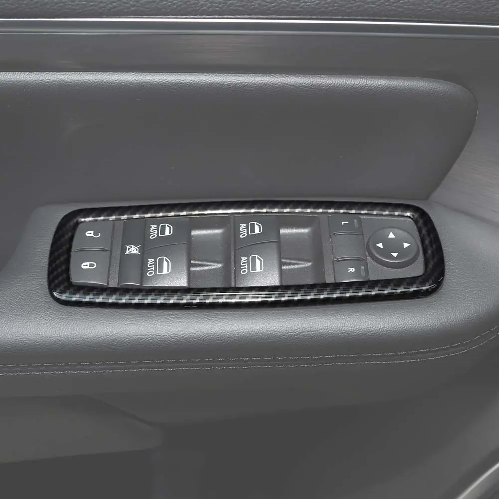 For Jeep 2011-2021 Grand Cherokee WK2/ 2014+ Cherokee  Interior Door Window Switch Cover Trim - Image 3