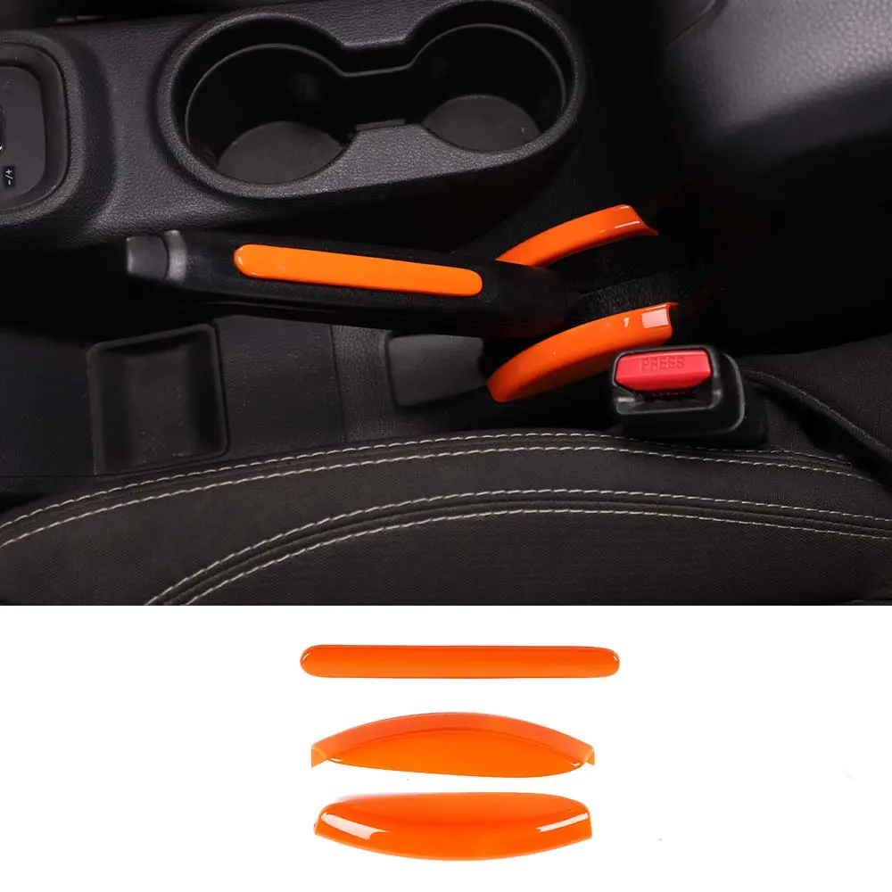 For 2011-2018 Jeep Wrangler JK JKU Interior Hand Brake Handle Cover Trim - Image 12