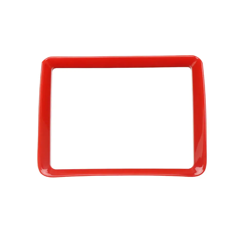 For 2014-2018 Jeep Cherokee Interior Navigation GPS Touch Screen Panel Frame Trim - Image 6