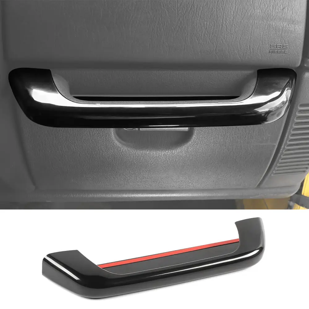For 1997-2006 Jeep Wrangler TJ Interior Passenger Organizer Box Grab Tray Co-Pilot Handle Trim Cover