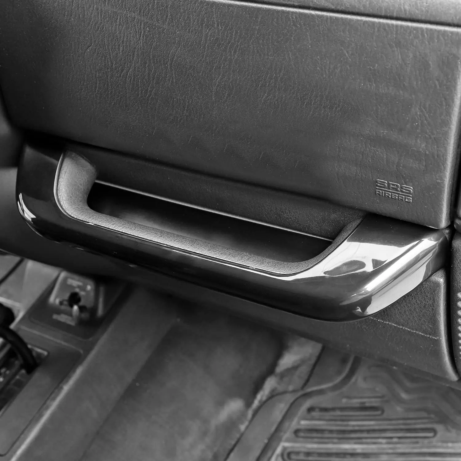 For 1997-2006 Jeep Wrangler TJ Interior Passenger Organizer Box Grab Tray Co-Pilot Handle Trim Cover - Image 3