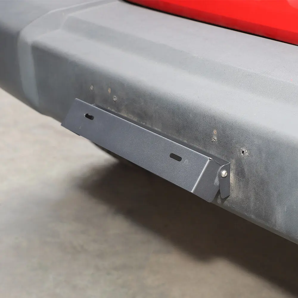 For Jeep Wrangler TJ JK JL & Gladiator JT Iron License Plate Conversion Frame - Image 3