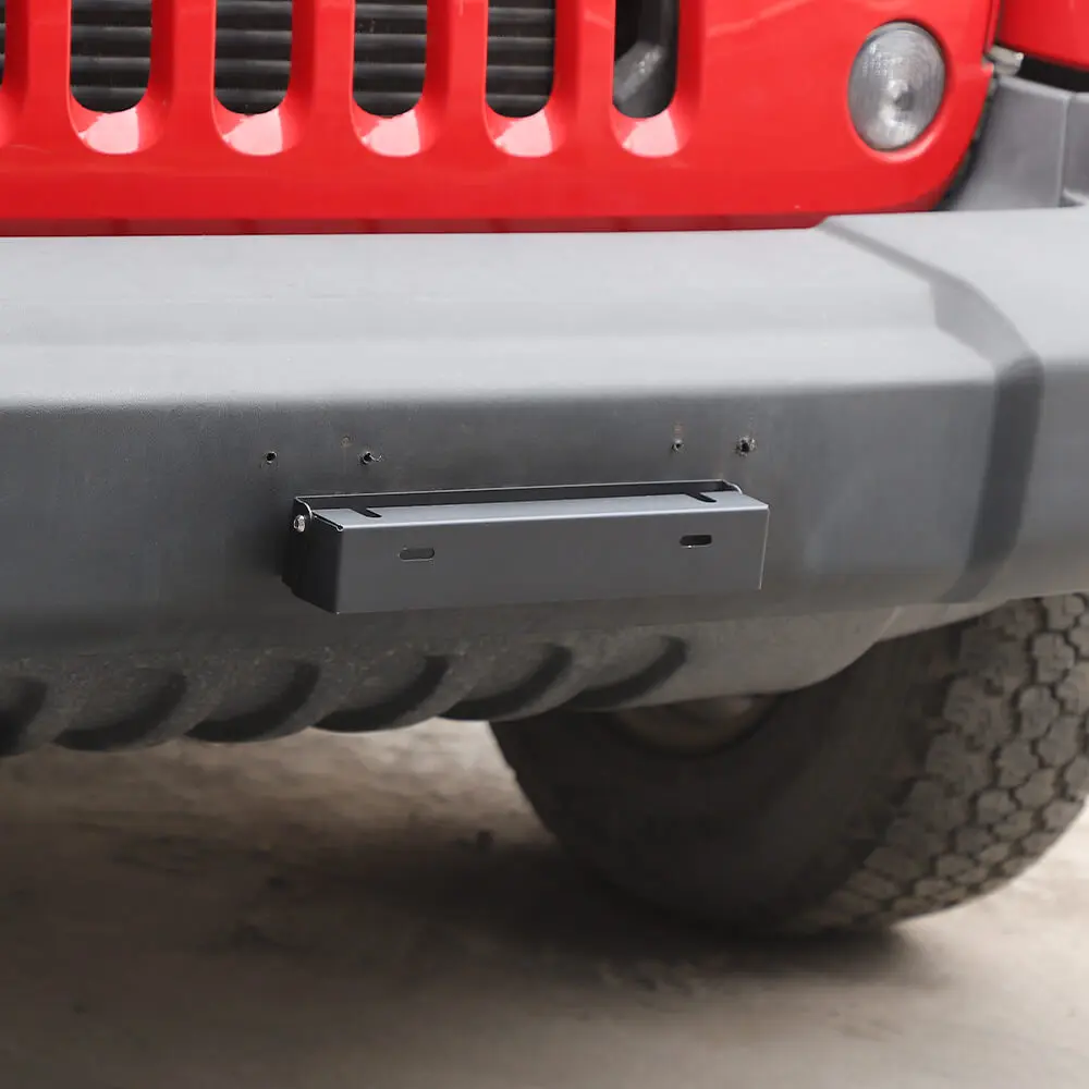 For Jeep Wrangler TJ JK JL & Gladiator JT Iron License Plate Conversion Frame - Image 4