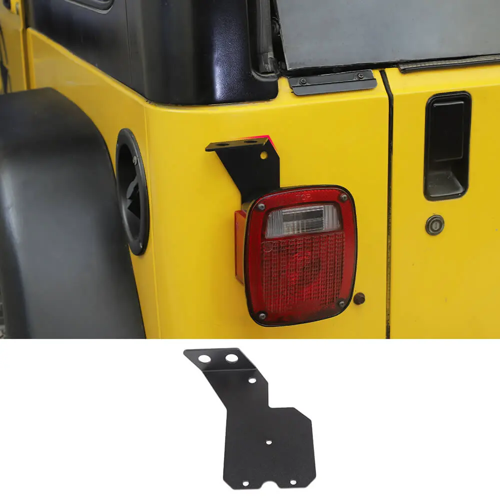 For 1997-2006 Jeep Wrangler TJ Taillight Antenna Mount Bracket Holder Black - Image 10
