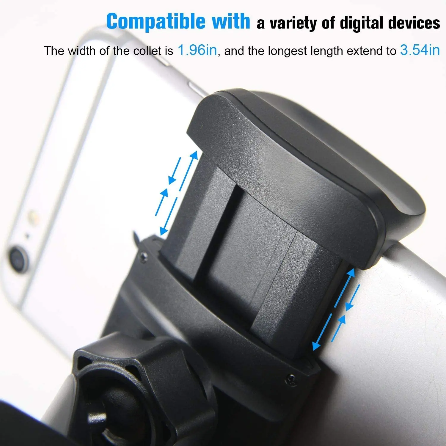 For 2007-2010 Jeep Wrangler JK JKU Dash Multi-Mount Phone Holder With Storage Tray - Image 6