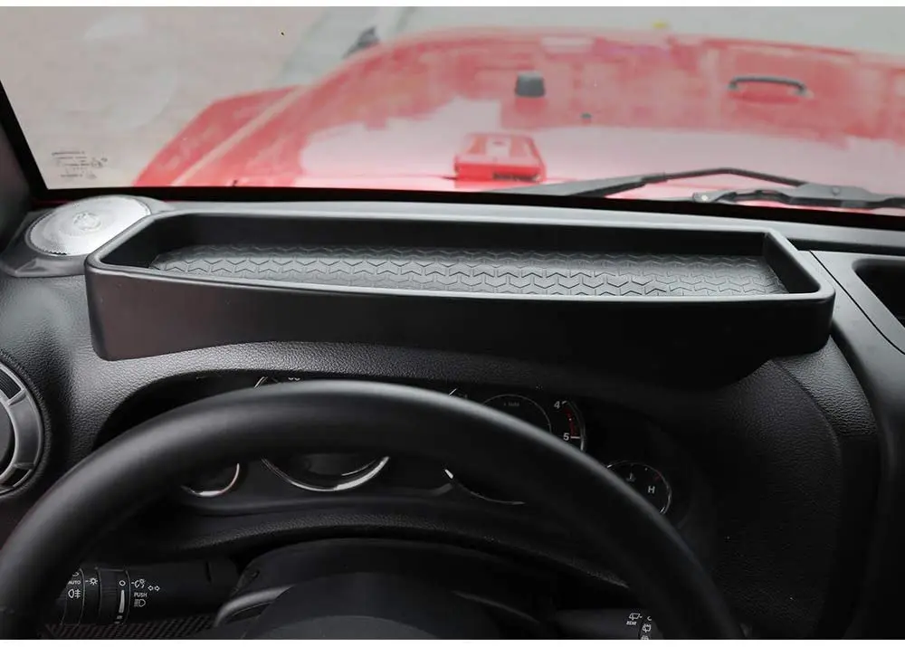 For 2011-2018 Jeep Wrangler JK JKU Dash Insert Organizer Storage Tray - Image 3