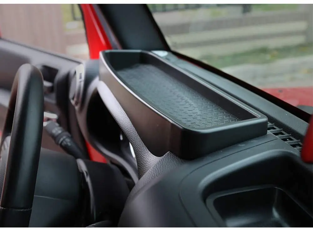 For 2011-2018 Jeep Wrangler JK JKU Dash Insert Organizer Storage Tray - Image 4