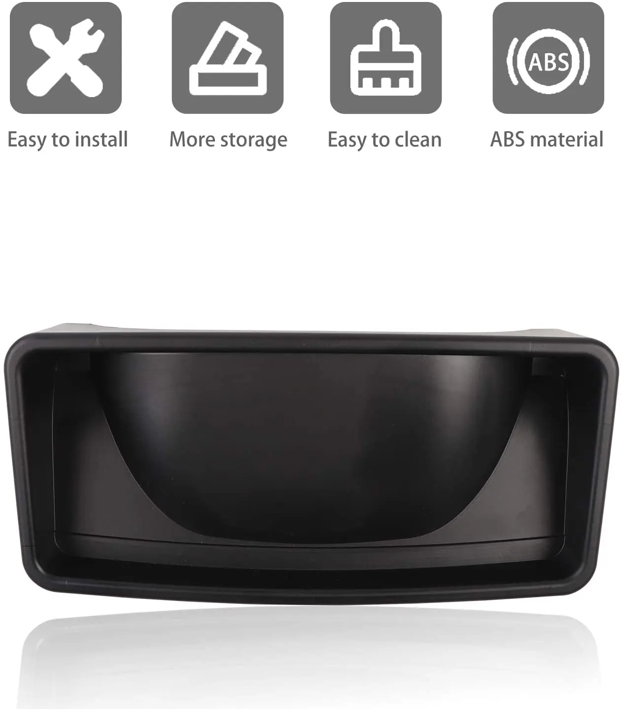 For 2007-2010 Jeep Wrangler JK JKU Dashboard Storage Tray, Organizer Storage Tray - Image 4