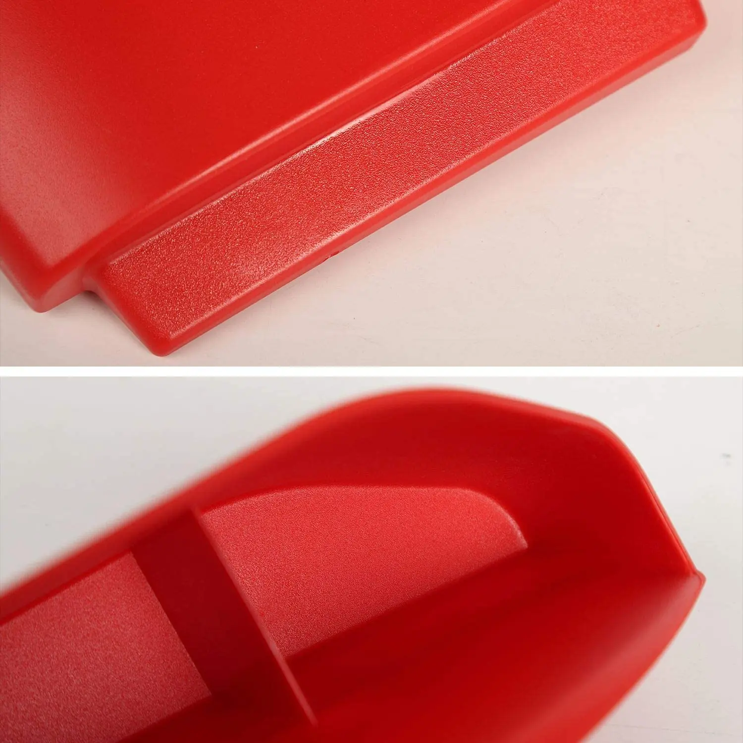 For 2011-2018 Jeep Wrangler JK JKU Gear Shift Storage Box Center Console Auto Organizer Tray Red - Image 8