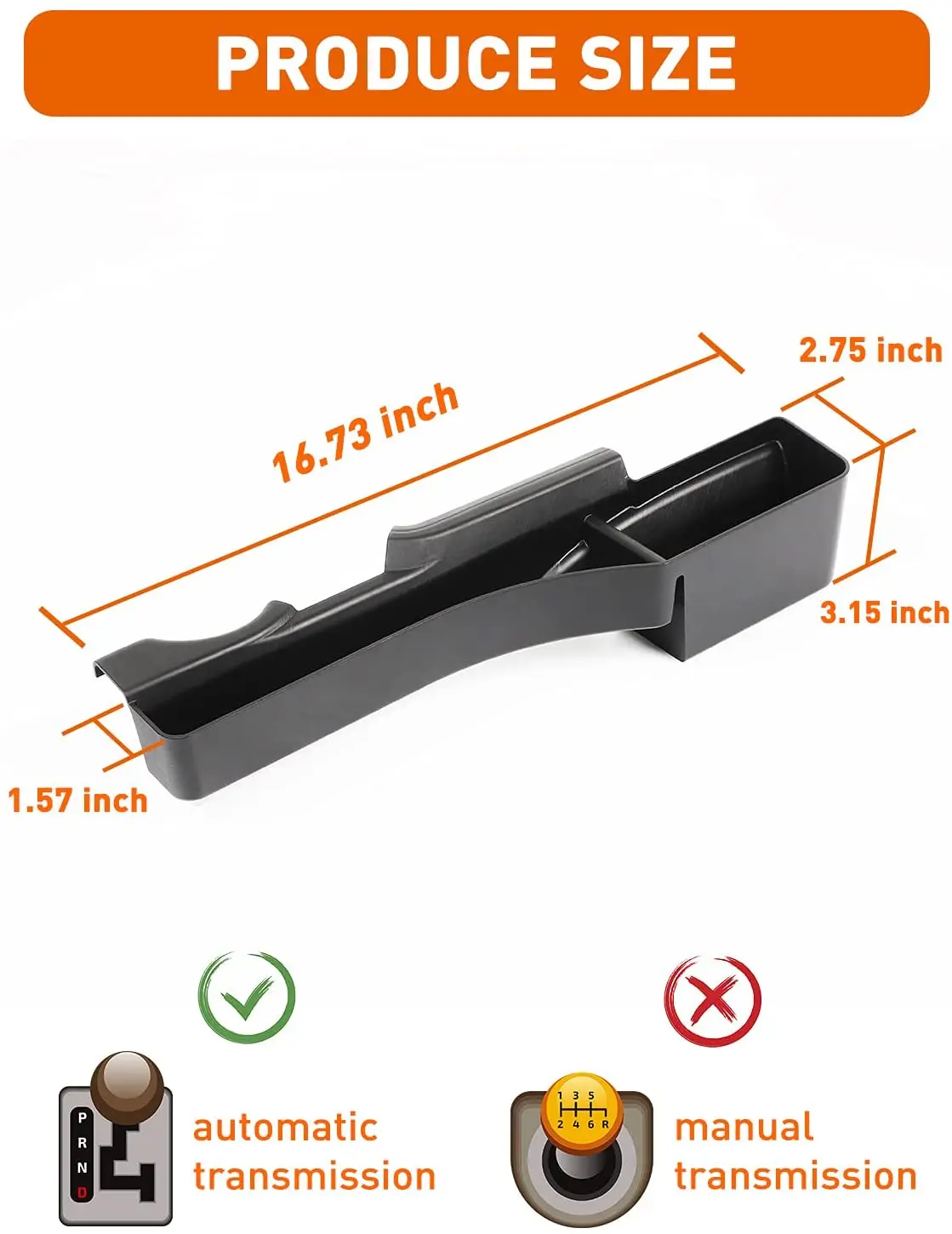For 2011-2018 Jeep Wrangler JK JKU Gear Shift Center Console Side Storage Box Passenger Side Organizer Tray - Image 7