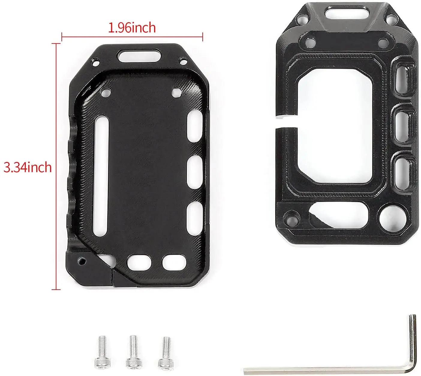 For 2018+ Jeep Wrangler JL JLU Gladiator JT Key Fob Cover Case Trim Shell - Image 6