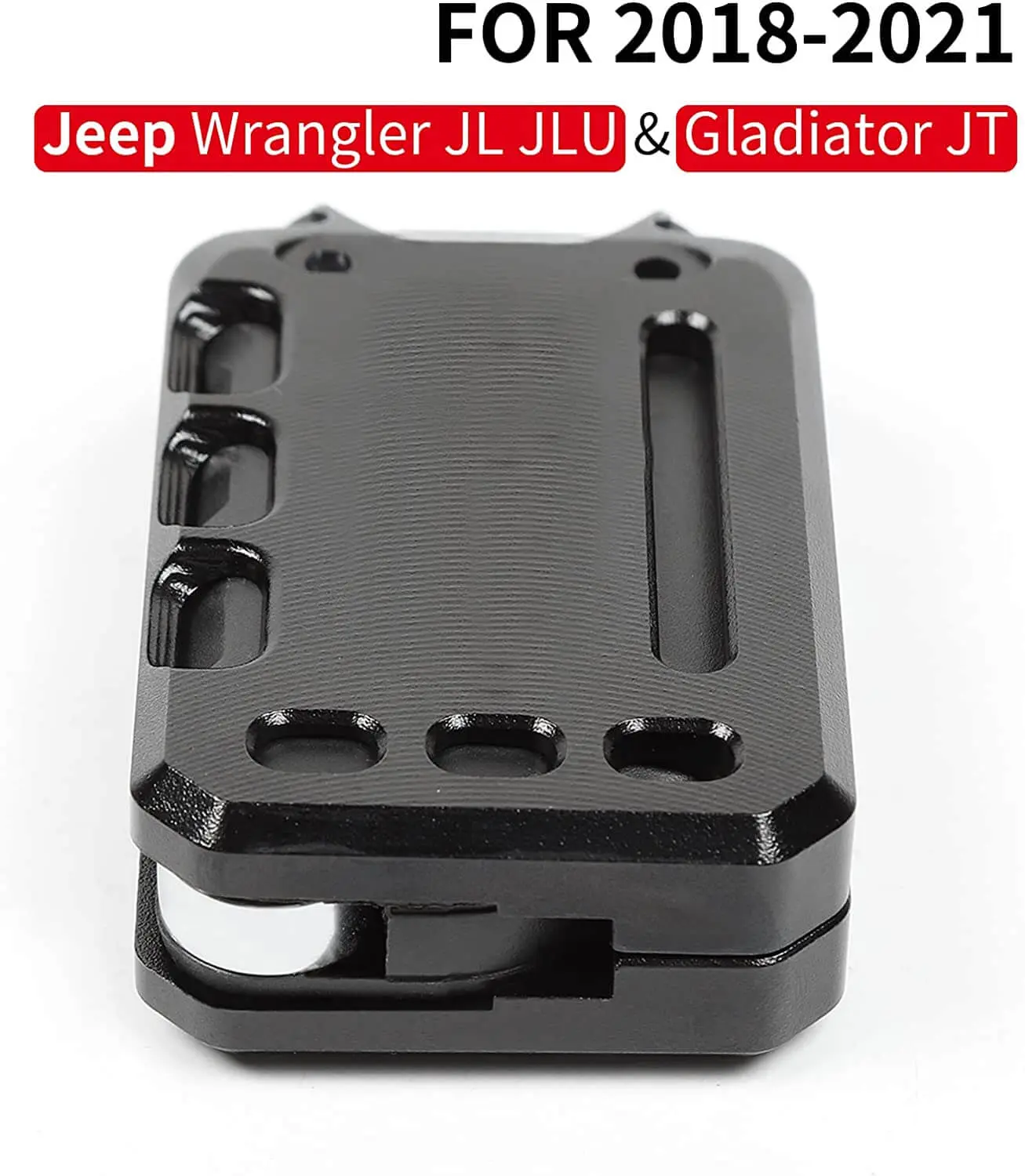 For 2018+ Jeep Wrangler JL JLU Gladiator JT Key Fob Cover Case Trim Shell - Image 8