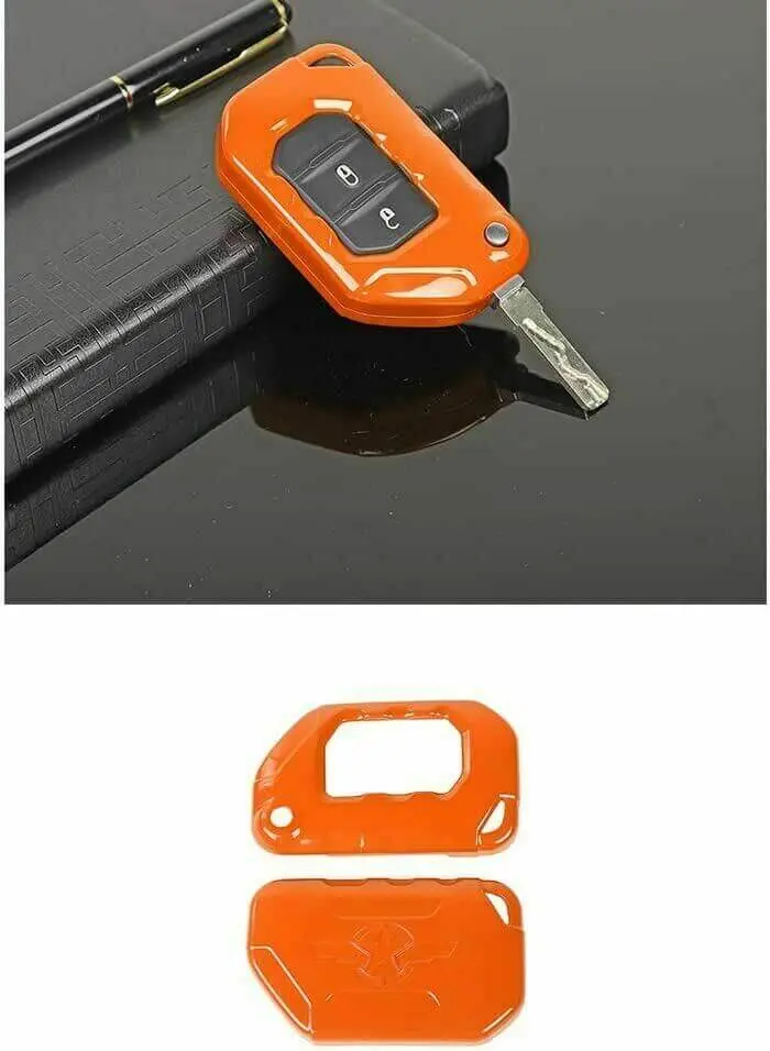 For 2018+ Jeep Wrangler JL JLU & Gladiator JT Key Fob Cover Skin Case Protection Key Replacement - Image 14