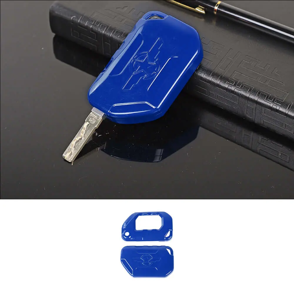 For 2018+ Jeep Wrangler JL JLU & Gladiator JT Key Fob Cover Skin Case Protection Key Replacement - Image 16