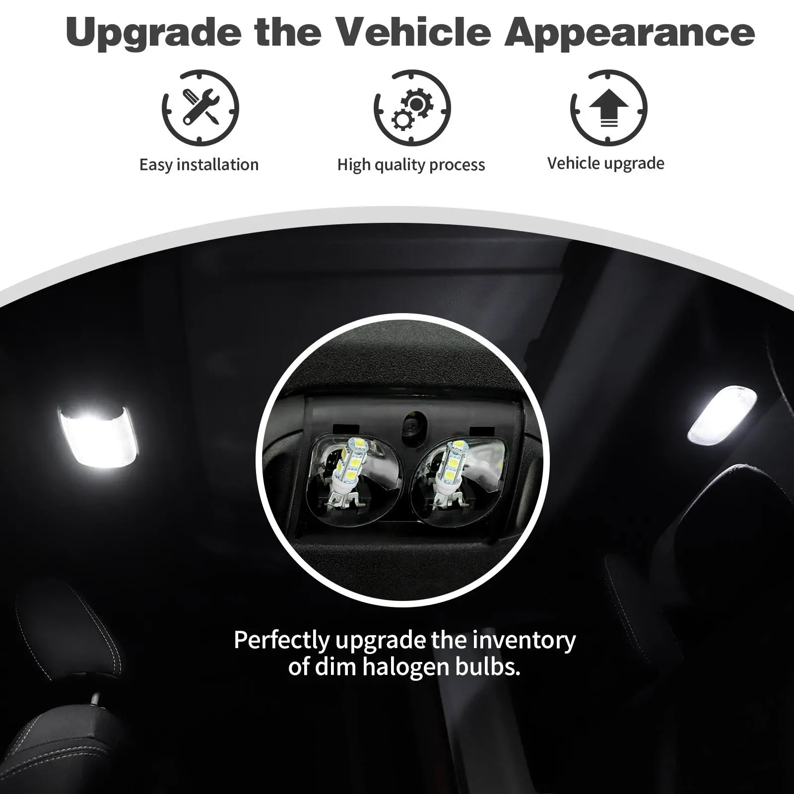 For 2011-2018 Jeep Wrangler JK JKU LED Roof Reading Light - Image 7
