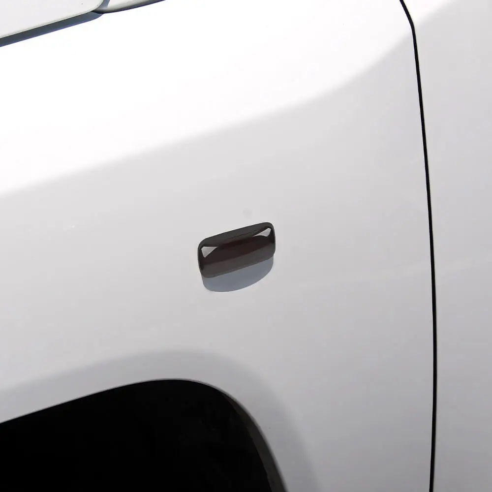 For Jeep 2011-2021 Grand Cherokee WK2 / 2008-2016 Compass/ Patriot LED Side Marker Smoked Turn Signal Lights Covers Trim Blackened - Image 3