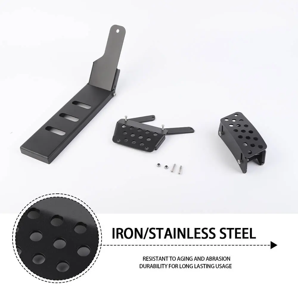 For 2018+ Jeep Wrangler JL & Gladiator JT Left Foot Rest & Gas Throttle Brake Pedal Cover Trim - Image 7