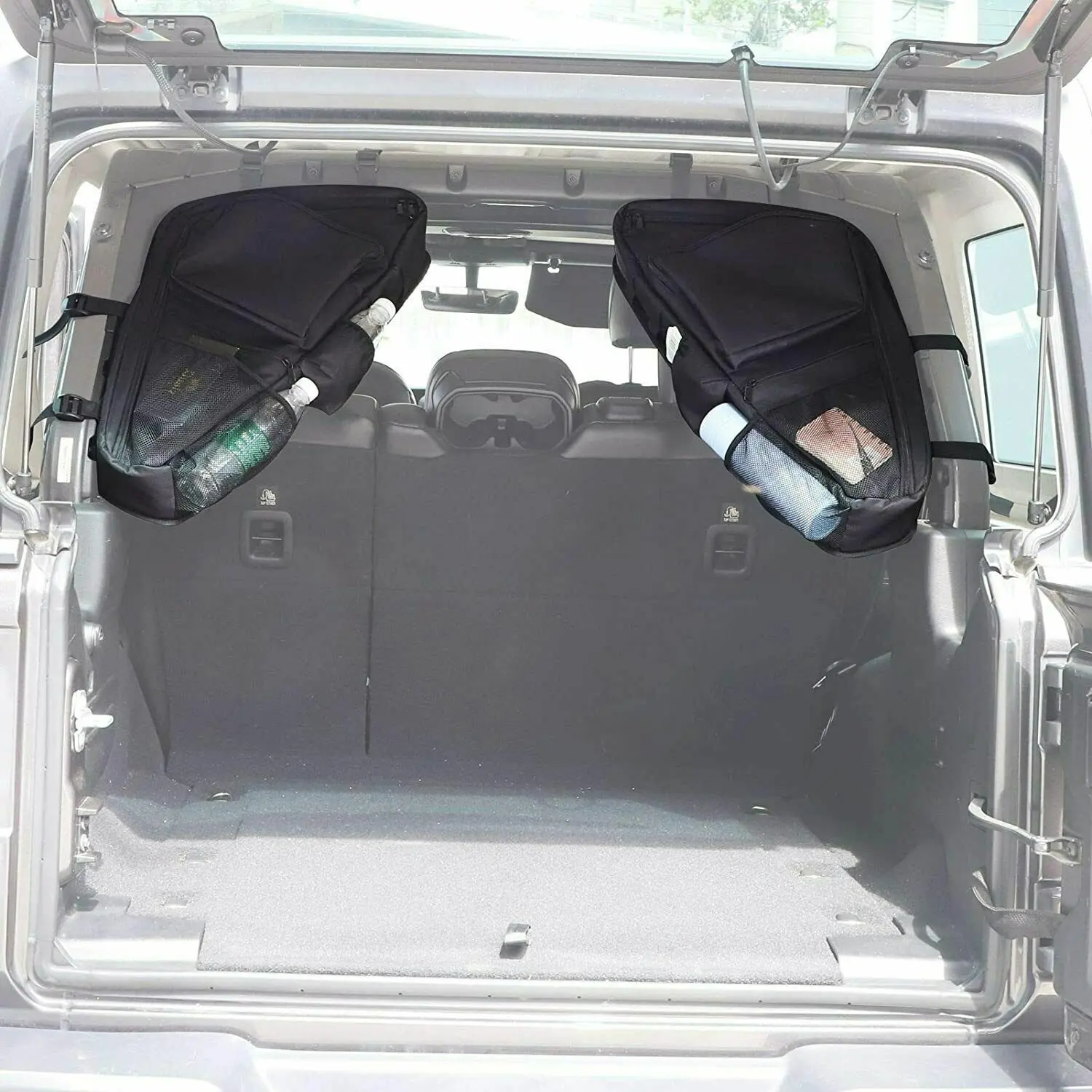 For 2018+ Jeep Wrangler JL JLU 4Door Left & Right Roll Cage Bar Storage Organizer Bag Pockets - Image 4