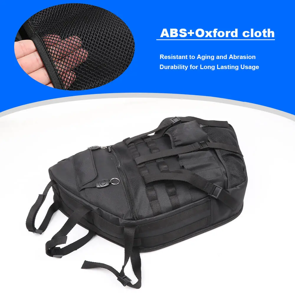 For 2018+ Jeep Wrangler JL JLU 4Door Left & Right Roll Cage Bar Storage Organizer Bag Pockets - Image 5