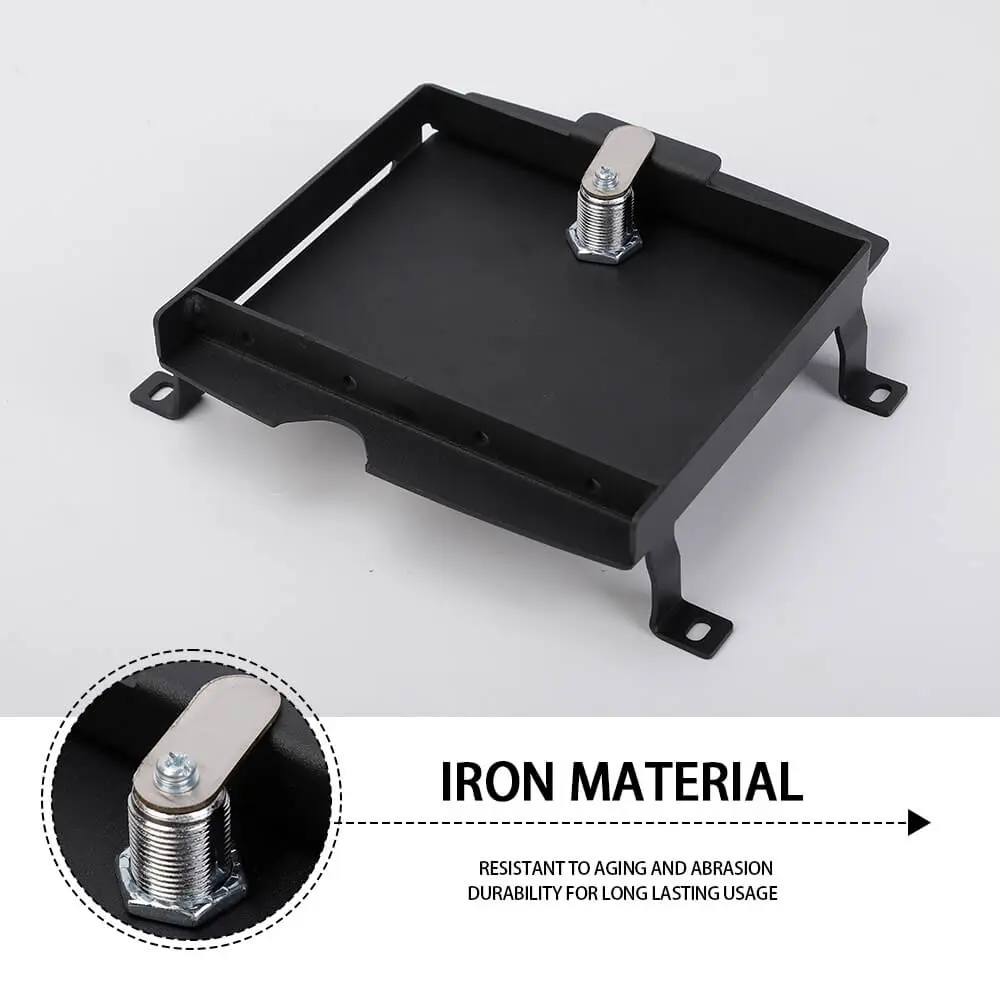 For 2018+ Jeep Wrangler JL & Gladiator JT Metal Center Console Armrest Box Safety Storage Case Cover with Lock Kit - Image 7