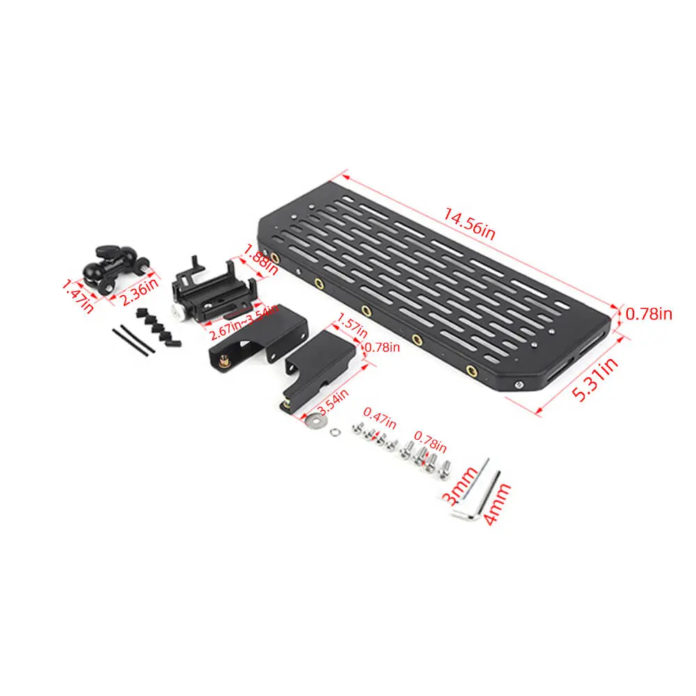 For 2024+ Jeep Wrangler JL & Gladiator JT Metal Center Console Expands Mobile Phone Holder - Image 9