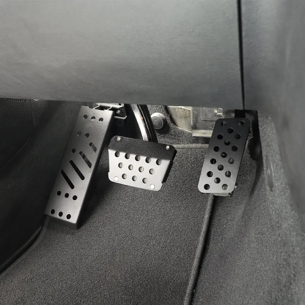 For 2018+ Jeep Wrangler JL JT Metal Foot Rest Pedal Accelerator Brake Pedal - Image 2