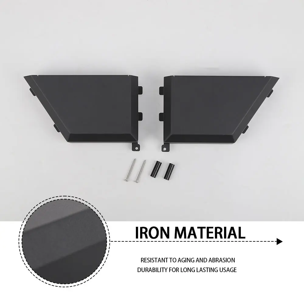 For 2011-2018 Jeep Wrangler JK Front/Rear Door Net Replacement Metal Door Storage Box  Map Pockets - Image 6
