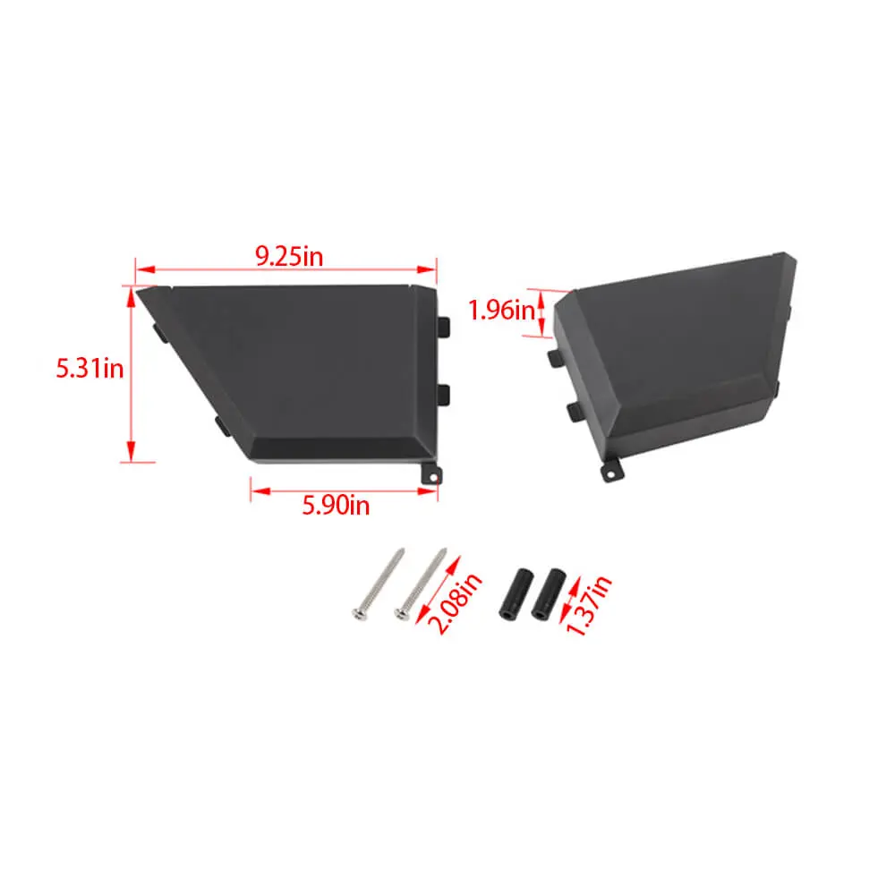 For 2011-2018 Jeep Wrangler JK Front/Rear Door Net Replacement Metal Door Storage Box  Map Pockets - Image 7