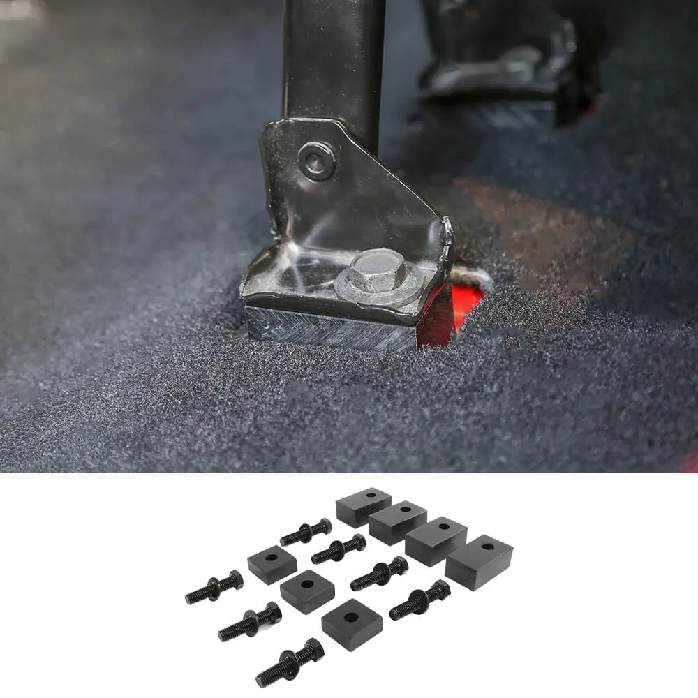 For 2007-2018 Jeep Wrangler JK 7 Set Seat Jackers, Seat Recline Kit, Seat Riser Brackets, Seat Lift Kit & Seat Angle Adjusters
