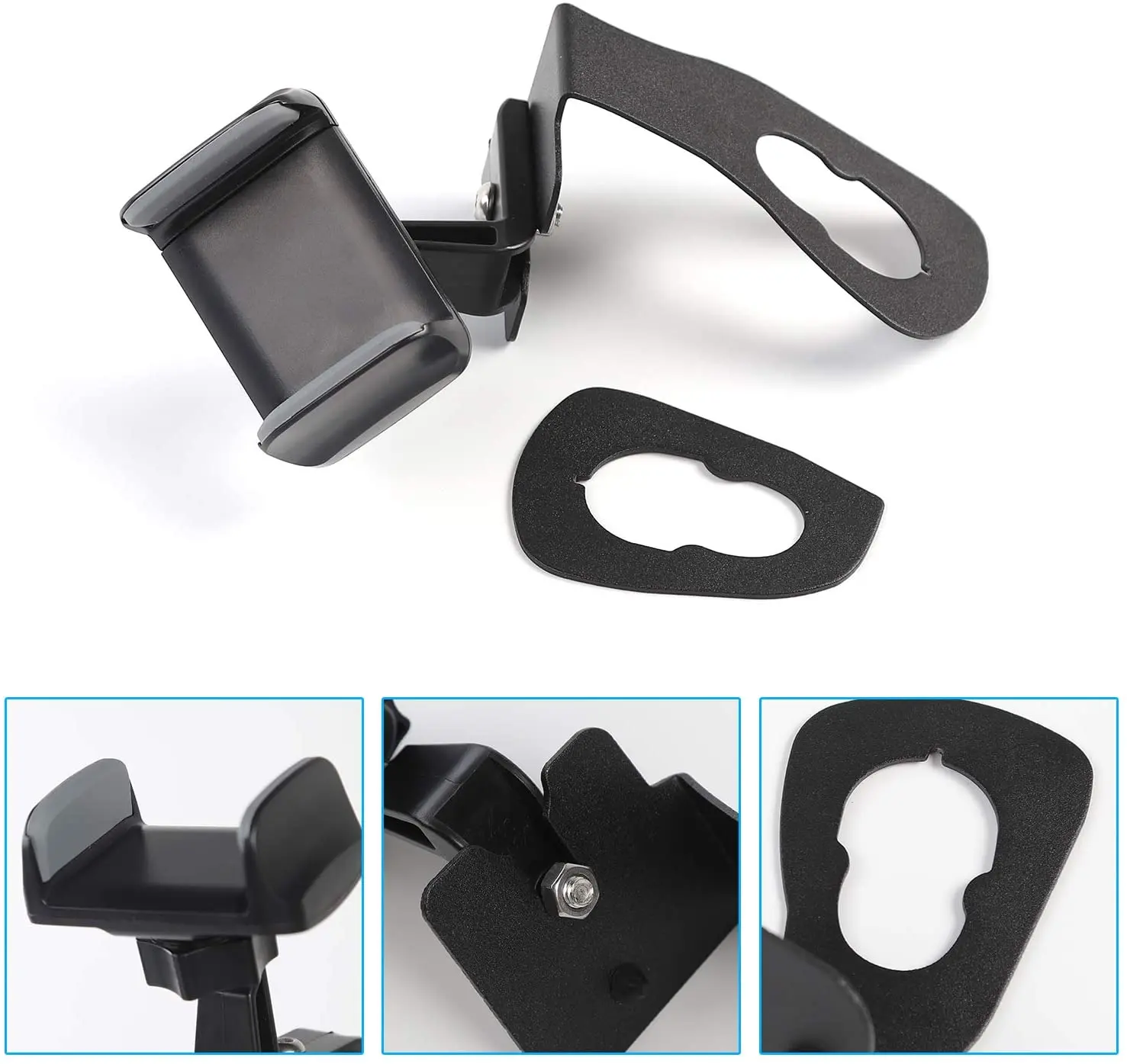 For 2011-2018 Jeep Wrangler JK JKU Multi-Functional Phone & Walkie Talkie Bracket - Image 10
