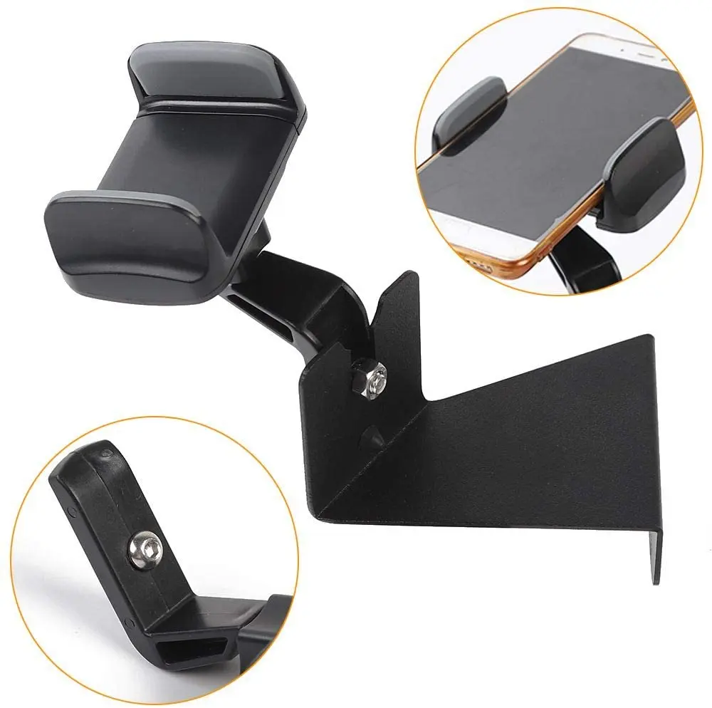 For 1997-2006 Jeep Wrangler TJ Multi-Functional Phone & Radio Holder Walkie Talkie Mount Bracket, Bolt-on Stand Bracket - Image 6