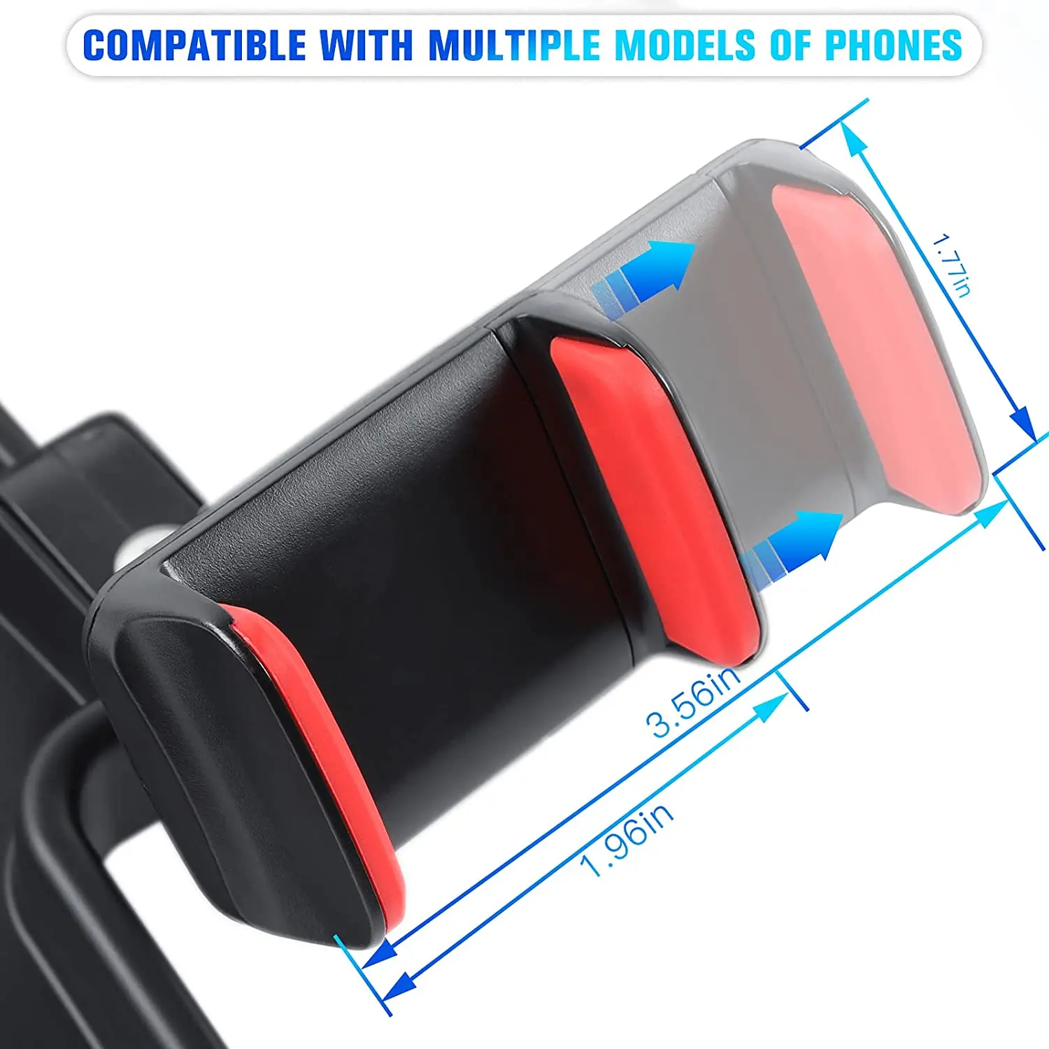 For 2015+ Jeep Renegade Dash Phone/Tablet PC Bracket Holder with Storage Tray - Image 5
