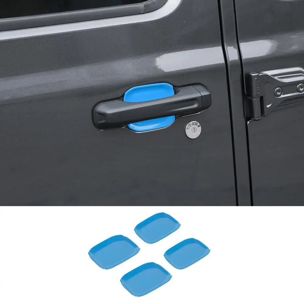 For 2018+ Jeep Gladiator JT Outer Side Door Handle Bowl Cover Trim - Image 10
