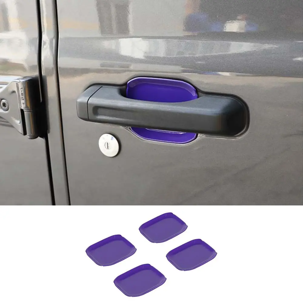 For 2018+ Jeep Gladiator JT Outer Side Door Handle Bowl Cover Trim - Image 11
