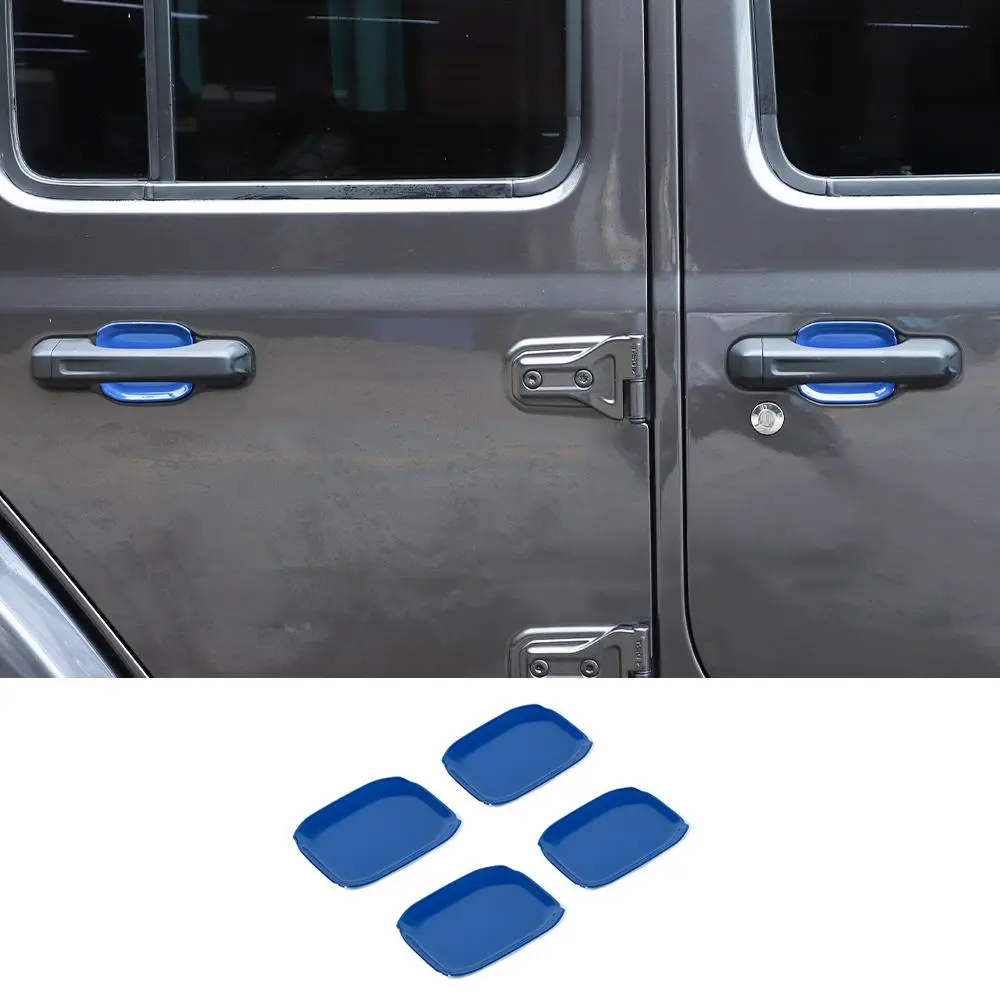 For 2018+ Jeep Gladiator JT Outer Side Door Handle Bowl Cover Trim - Image 12