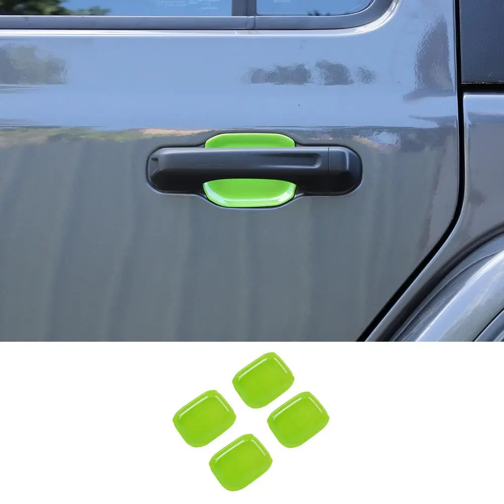 For 2018+ Jeep Gladiator JT Outer Side Door Handle Bowl Cover Trim - Image 13