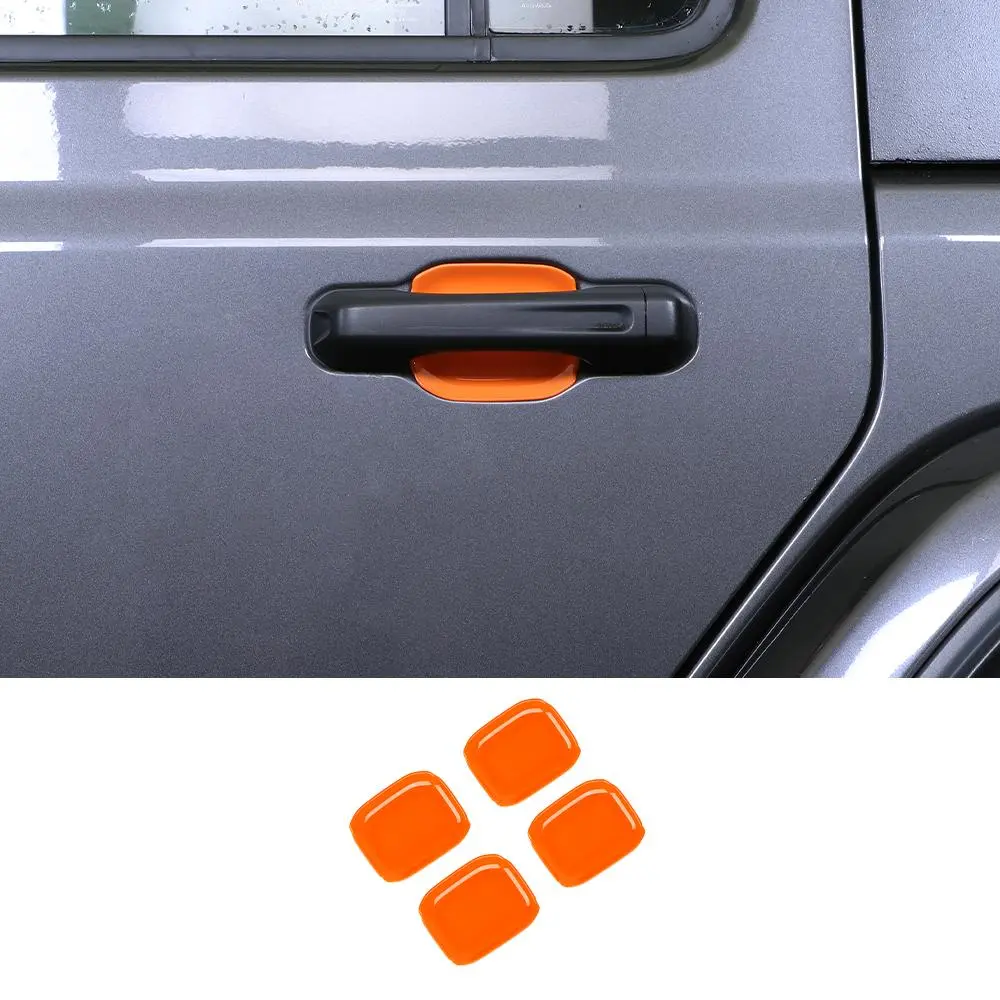 For 2018+ Jeep Gladiator JT Outer Side Door Handle Bowl Cover Trim - Image 14