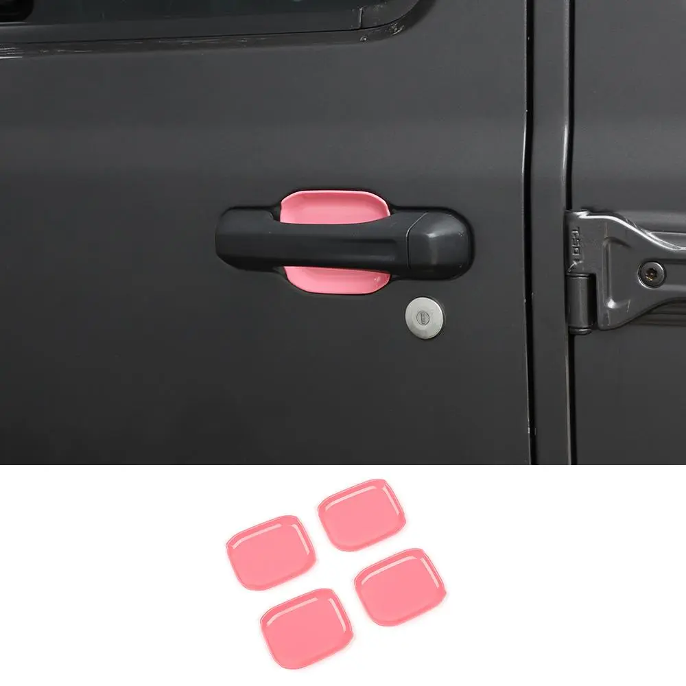 For 2018+ Jeep Gladiator JT Outer Side Door Handle Bowl Cover Trim - Image 15