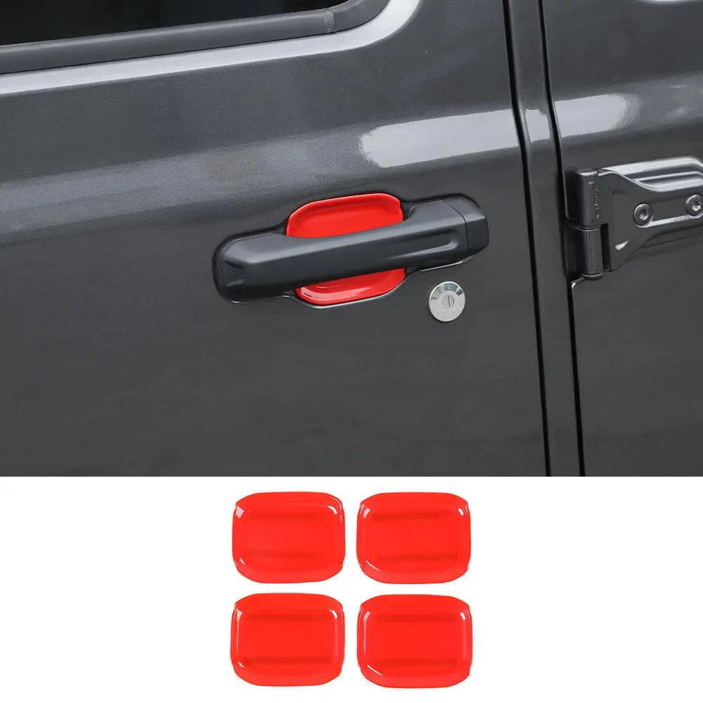 For 2018+ Jeep Gladiator JT Outer Side Door Handle Bowl Cover Trim - Image 17