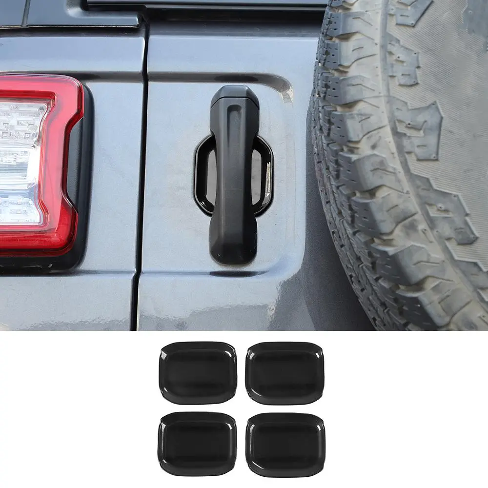 For 2018+ Jeep Gladiator JT Outer Side Door Handle Bowl Cover Trim - Image 19