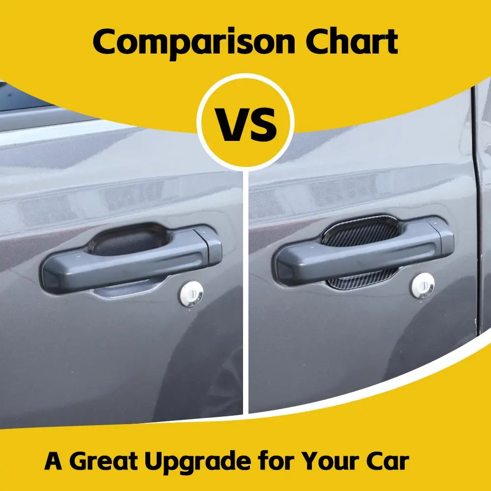 For 2018+ Jeep Gladiator JT Outer Side Door Handle Bowl Cover Trim - Image 2