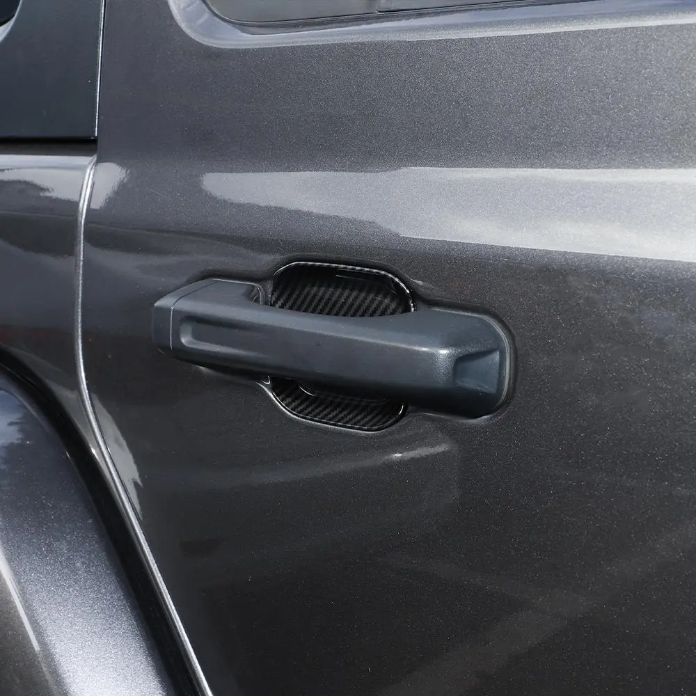 For 2018+ Jeep Gladiator JT Outer Side Door Handle Bowl Cover Trim - Image 4