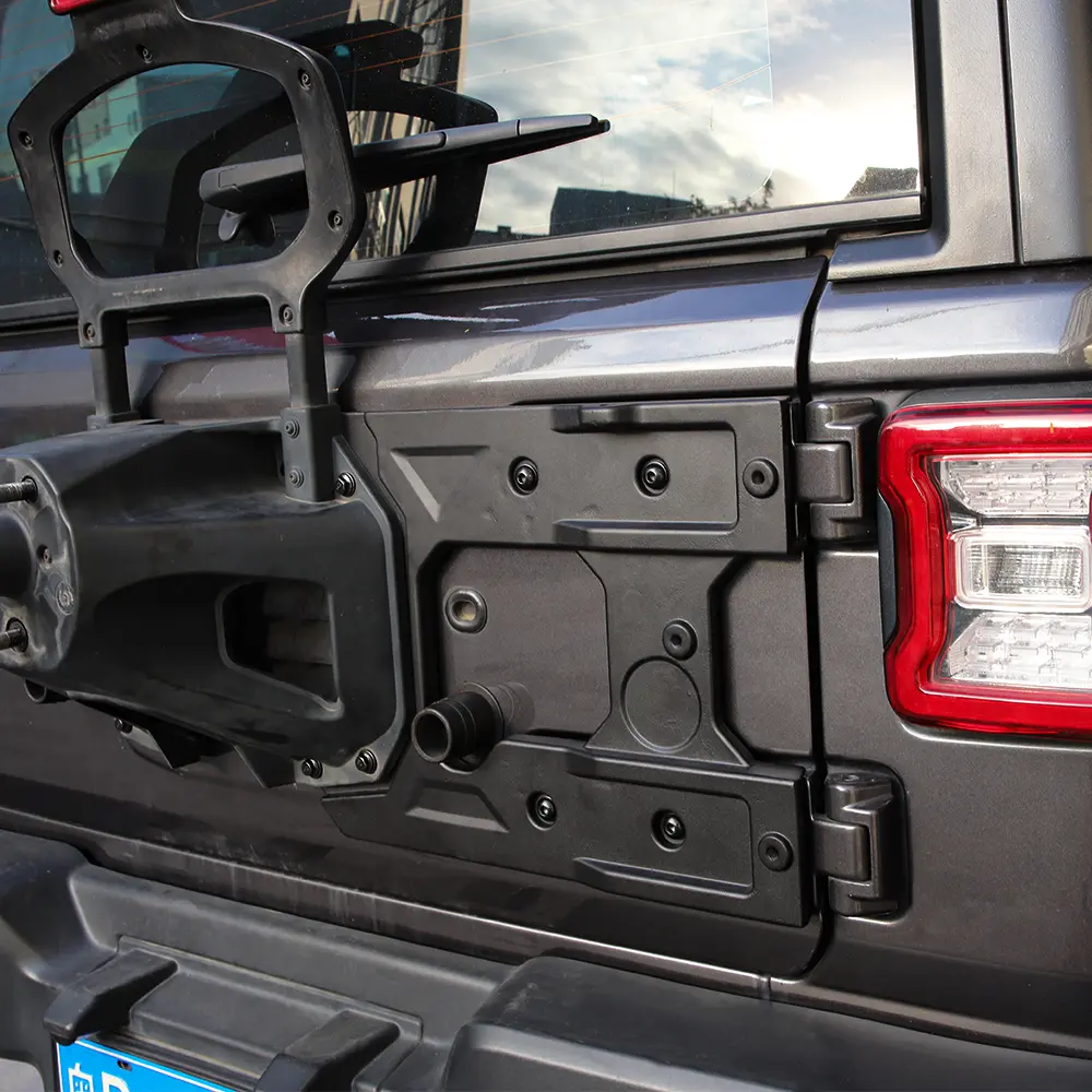 For 2018+ Jeep Wrangler JL JLU Oversized Enhance Spare Tire Mounting Bracket Kit - Image 3