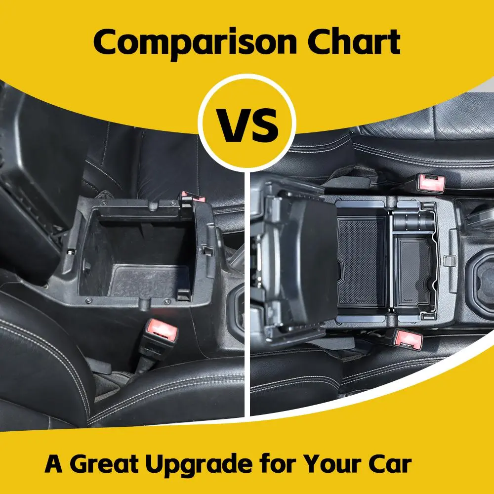 For 2018-2023 Jeep Wrangler JL Co-Pilot Grab Bar/ Armrest Box/ Gear Shift Center Console Storage Box - Image 2