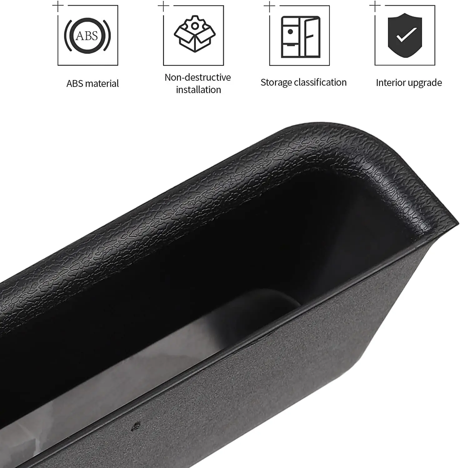 For 2007-2010 Jeep Wrangler JK JKU Passenger Co-Pilot Grab Handle Storage Box Tray Organizer - Image 6